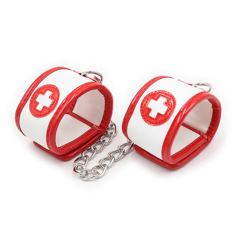 OHMAMA Mini Conjunto Fetiche Enfermeira 3 Peças para roleplay erótico e fantasia