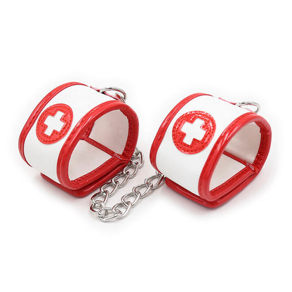 OHMAMA Mini Conjunto Fetiche Enfermeira 3 Peças para roleplay erótico e fantasia