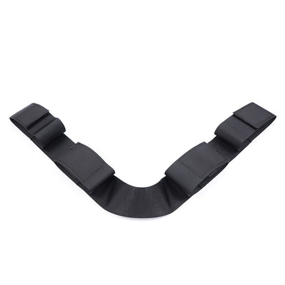 Ohmama Fetish Barra Separadora Flexível com Retenções de Pulso de Nylon para experiências BDSM seguras.