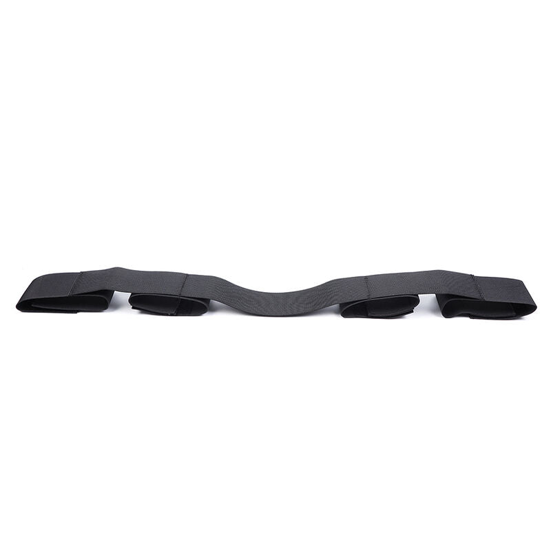 Ohmama Fetish Barra Separadora Flexível com Retenções de Pulso de Nylon para experiências BDSM seguras.