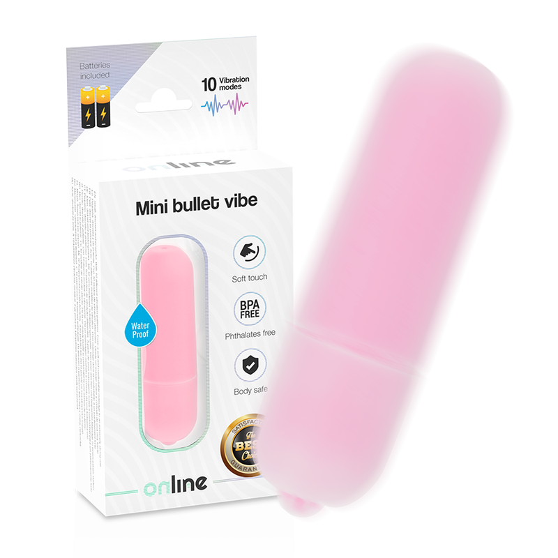Bala Vibrante Mini Rosa