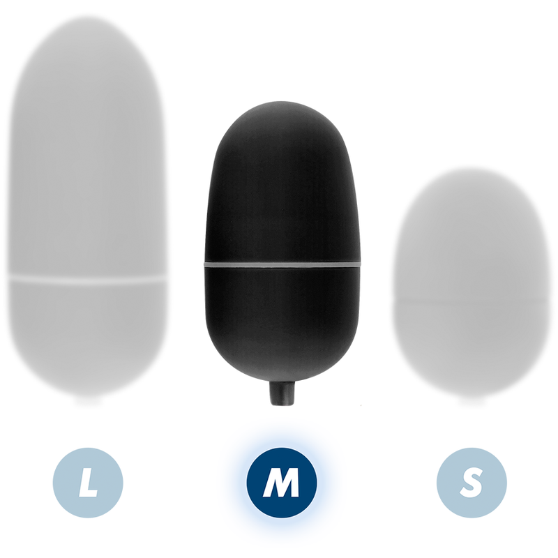 Huevo Vibrador con Control Remoto M Negro