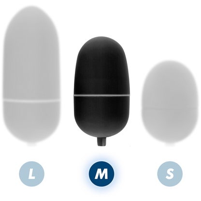 Huevo Vibrador con Control Remoto M Negro