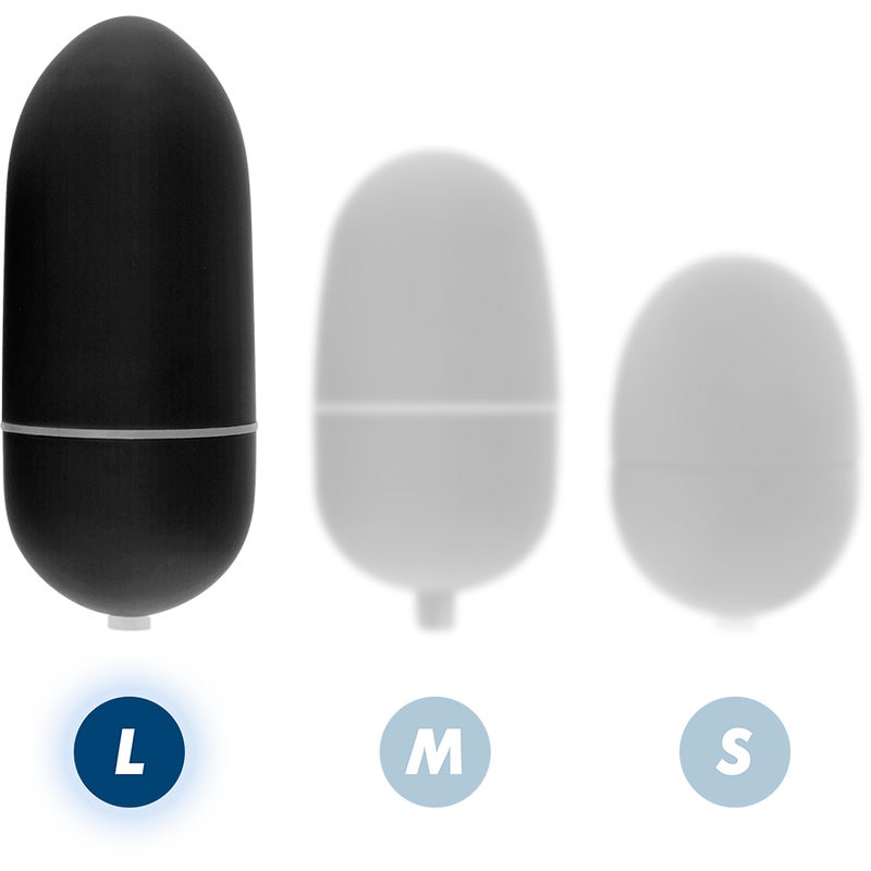 Huevo Vibrador con Control Remoto L Negro