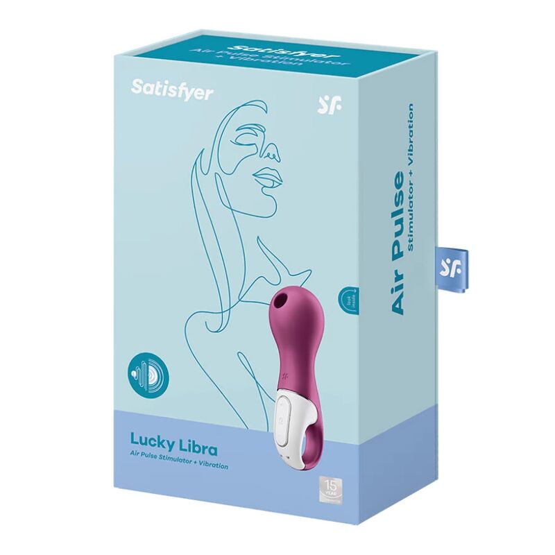 Satisfyer Lucky Libra: Estimulador Air-Pulse e Vibrador Clitoriano Recarregável.
