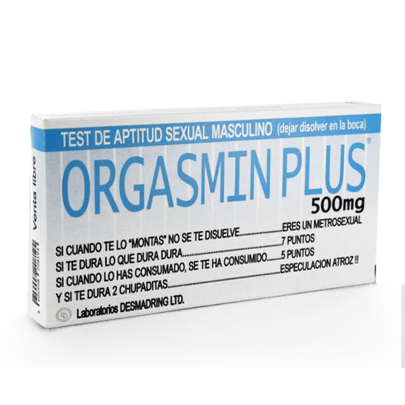 Caja de Dulces Eróticos Masculina Orgasmin Plus