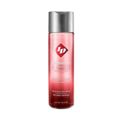 Embalagem do Lubrificante Aquecedor ID SENSATION 130ml