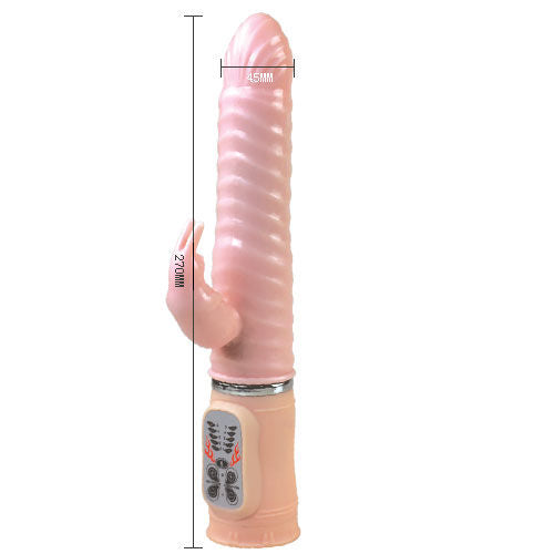 Vibrador Coelho Rampante BAILE com função de aquecimento e design elegante.