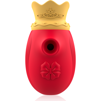 INTENSE Estimulador de Clitóris Vermelho, com design ergonómico e ponta de sucção.