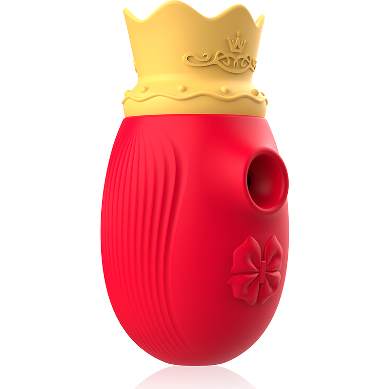 INTENSE Estimulador de Clitóris Vermelho, com design ergonómico e ponta de sucção.