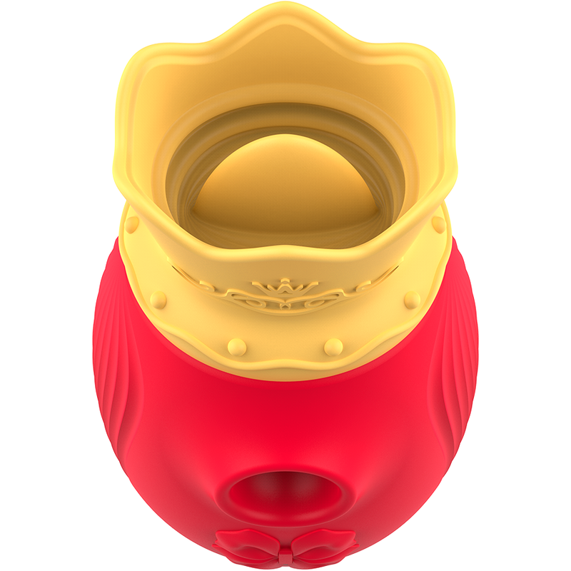 INTENSE Estimulador de Clitóris Vermelho, com design ergonómico e ponta de sucção.