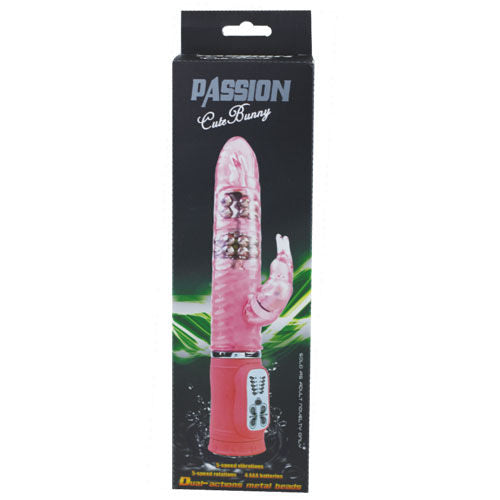 Close-up do Vibrador Rotador BAILE Coelho da Paixão Rampante, destacando seu design e textura.