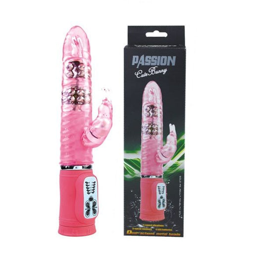 Close-up do Vibrador Rotador BAILE Coelho da Paixão Rampante, destacando seu design e textura.