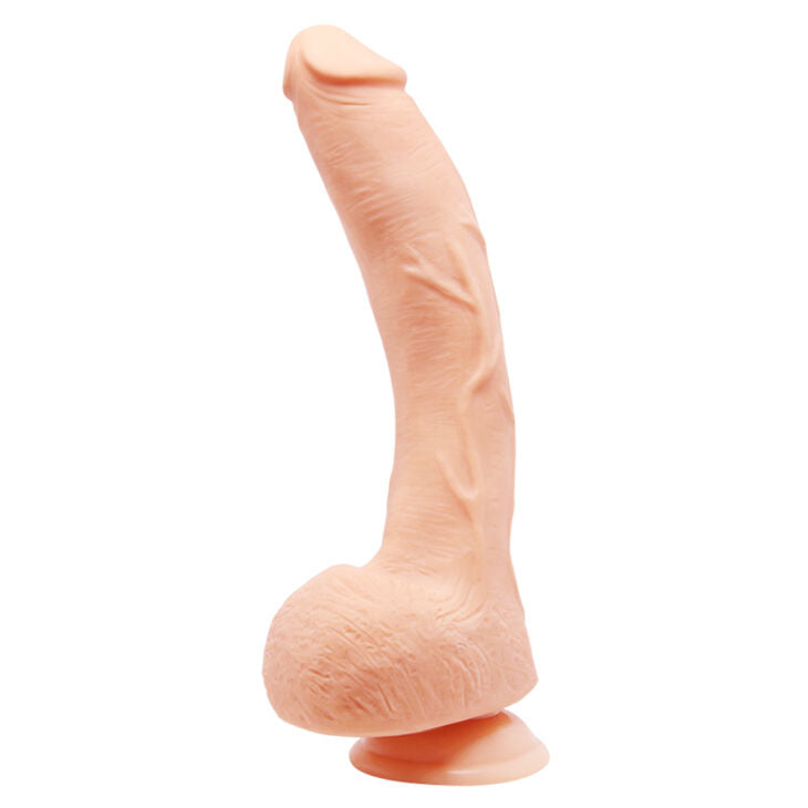 Vibrador realista curvo BAILE Lindo Jack 26 CM com ventosa para estimulação do ponto G.