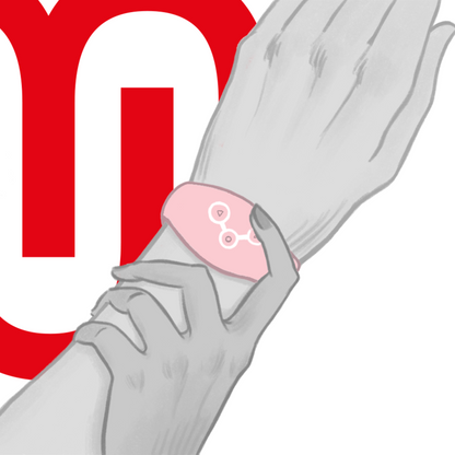 WATCHME - RELOJ INALÁMBRICO EN ROSA SUAVE