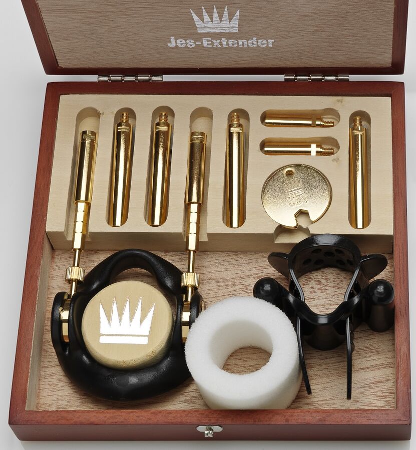 Extensor Peneano de Tracción Bañado en Oro 24K