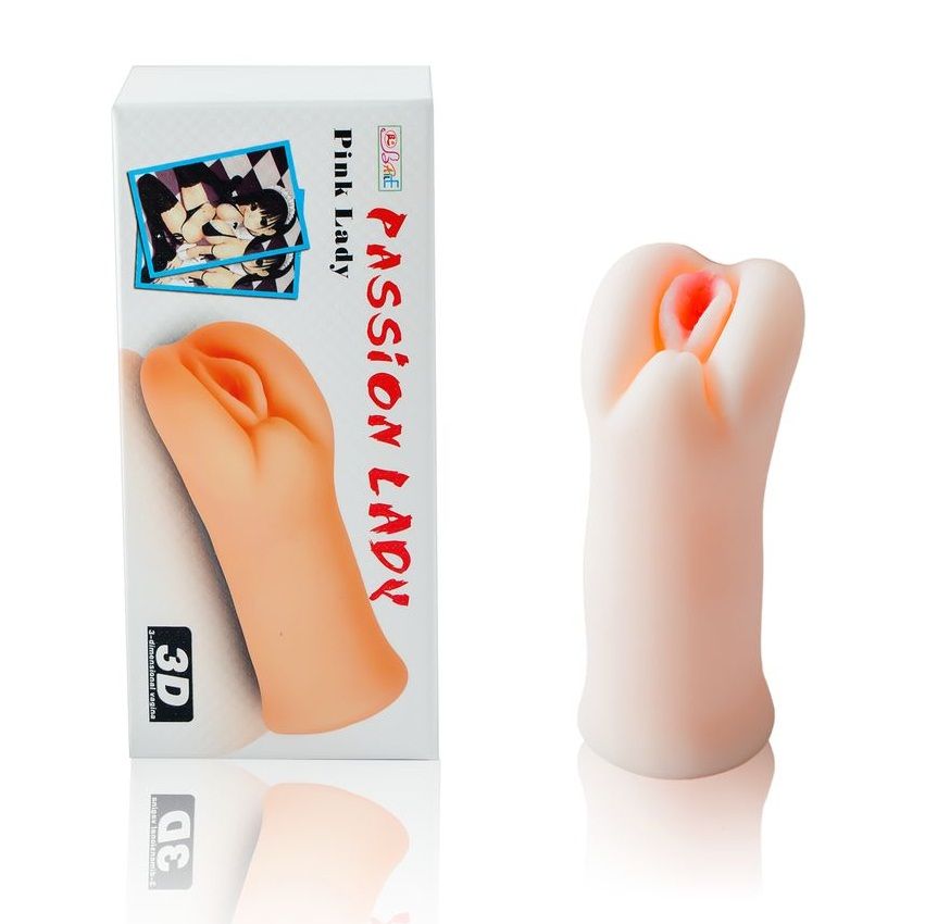 Masturbador masculino BAILE Passion II Vagina 3D Realista, mostrando detalhes da textura.