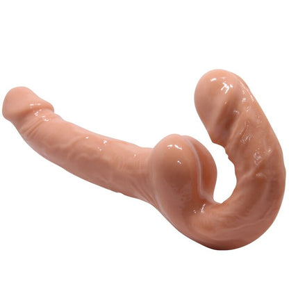 Dildo Duplo Flexível BAILE para Arnês, ideal para prazer mútuo ou individual.