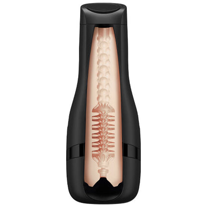 Close-up of the Satisfyer Manga para Masturbador Masculino Tornado Bliss, showcasing its realistic texture and suction nubs.