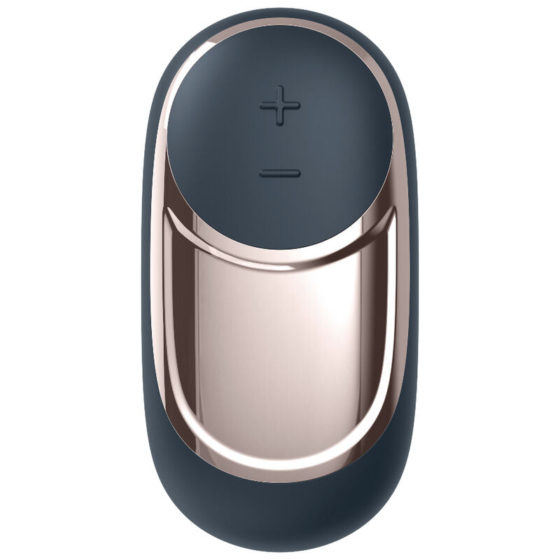 Satisfyer Vibrador Layon Dark Desire, com design ergonómico e superfície estriada para estimulação clitoriana.
