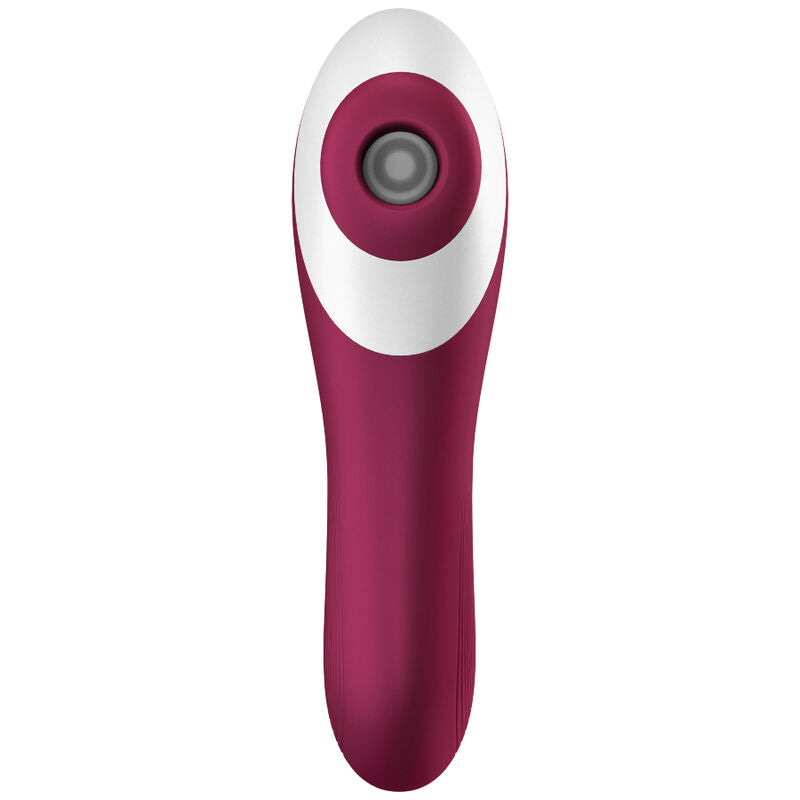 Satisfyer Dual Crush vibrador de pulso de ar e ponto G em silicone