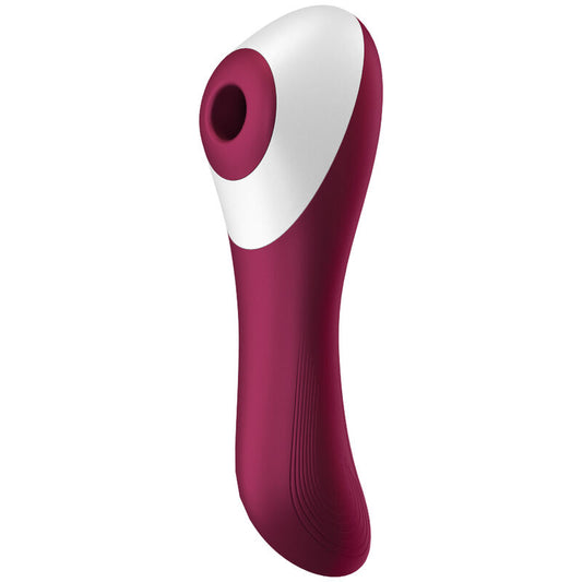 Satisfyer Dual Crush vibrador de pulso de ar e ponto G em silicone