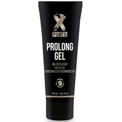 Embalagem do XPOWER Prolong Gel 75 ML, um gel retardante para prolongar o prazer.