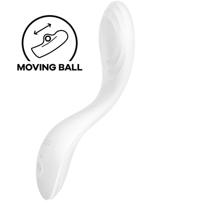 Satisfyer Rrrrolling Pleasure Vibrador para Ponto G com bola rolante, verde