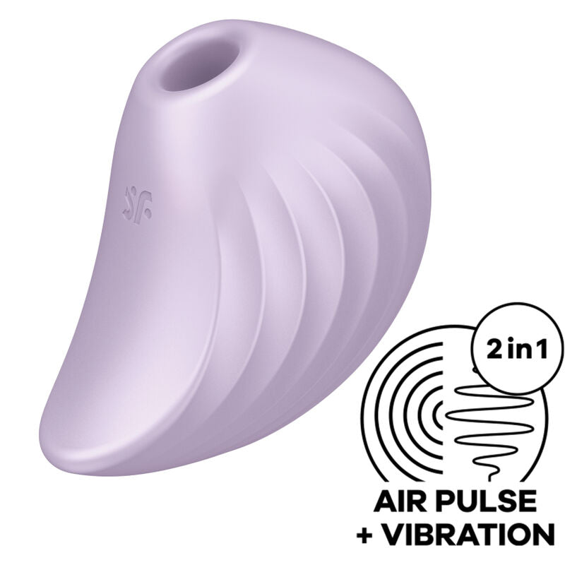 Satisfyer Pearl Diver Estimulador Clitoriano Verde com função de Pulso de Ar e Vibração.