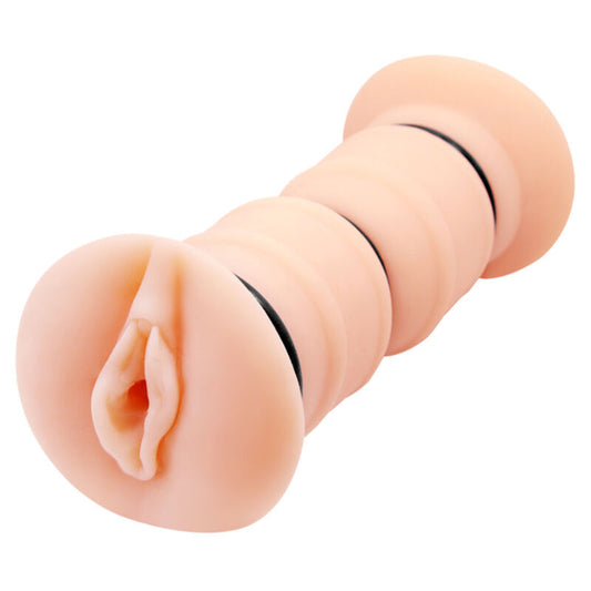 Masturbador Masculino Realista de Doble Vagina Emma