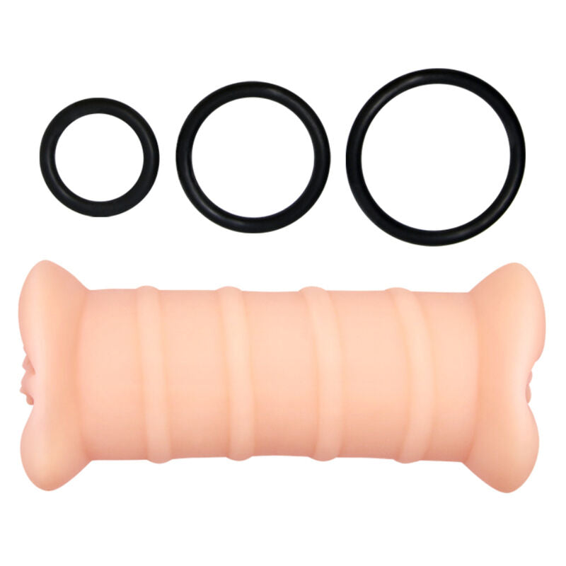 Masturbador Masculino Realista de Doble Vagina Emma