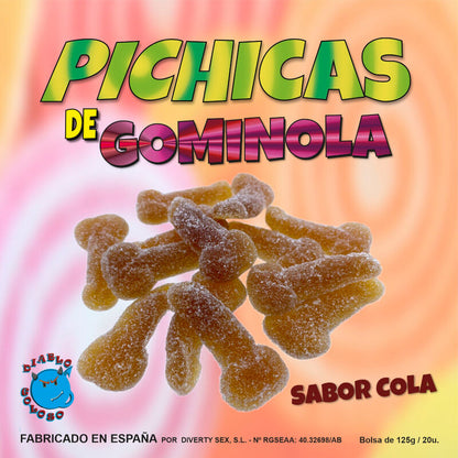 Gominolas de Cola con Forma de Pene