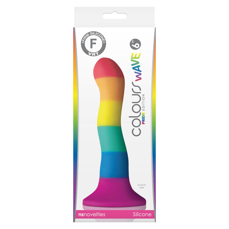 Orgullo - Consolador con bandera LGBT Wave 17 cm