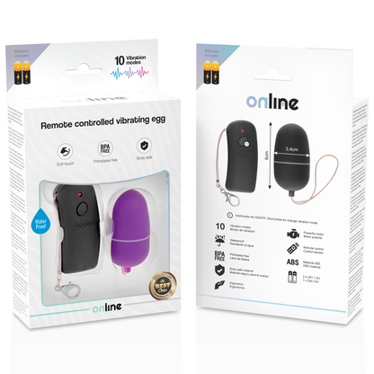Huevo Vibrador con Control Remoto Lils