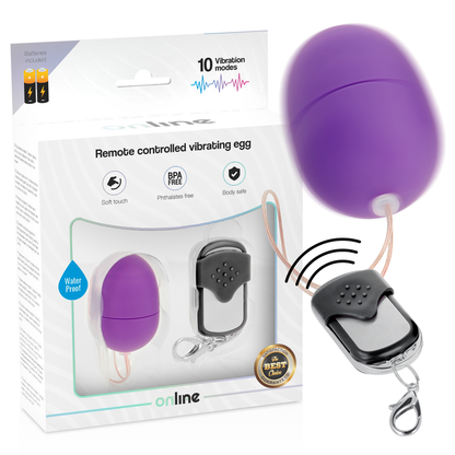 Huevo Vibrador S Lilac con Control Remoto