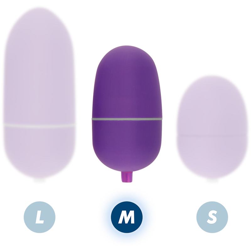 HUEVO VIBRANTE CON CONTROL REMOTO M LILA