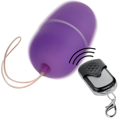 HUEVO VIBRANTE CON CONTROL REMOTO M LILA