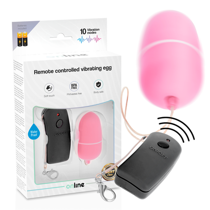 Huevo Vibrador con Control Remoto Rosa