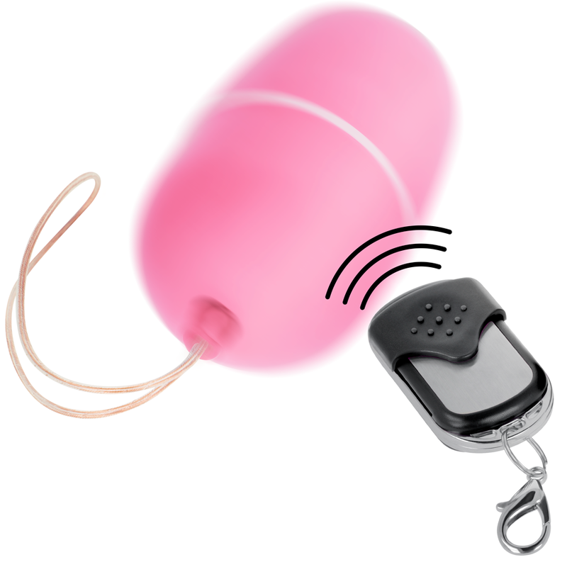 Huevo Vibrante con Control Remoto M Rosa