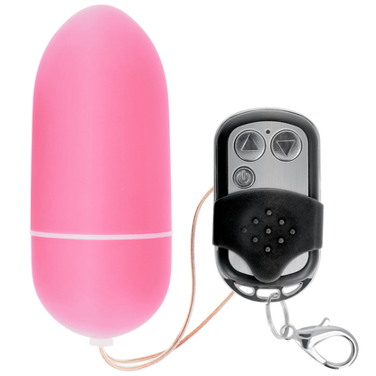 Huevo Vibrador con Control Remoto Grande Rosa