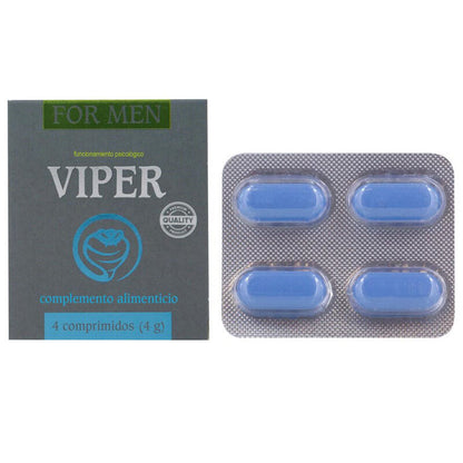 COBEBE Viper Suplemento Masculino Energia e Potência Sexual 4 TABS