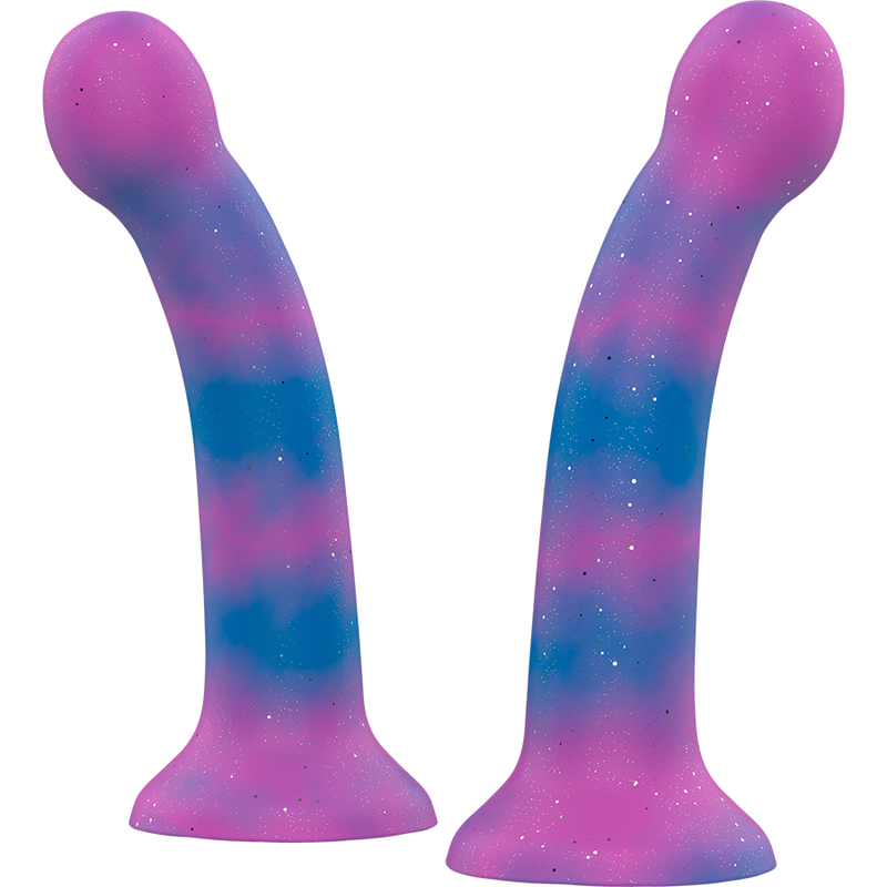 Close-up do Dildo MYTHOLOGY Galáctico Dion, mostrando o design e a textura do silicone.