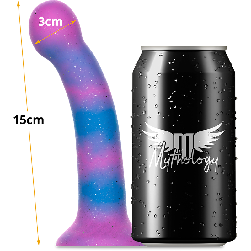 Close-up do Dildo MYTHOLOGY Galáctico Dion, mostrando o design e a textura do silicone.