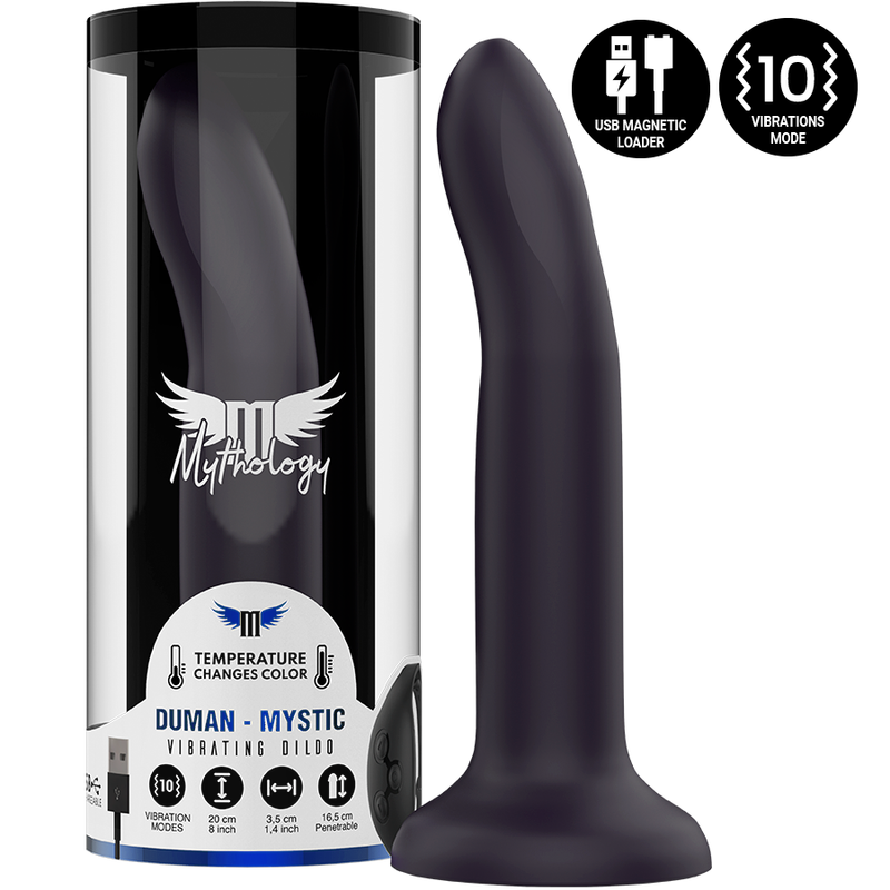 Dildo vibratório MYTHOLOGY Duman Mystic L que muda de cor com a temperatura