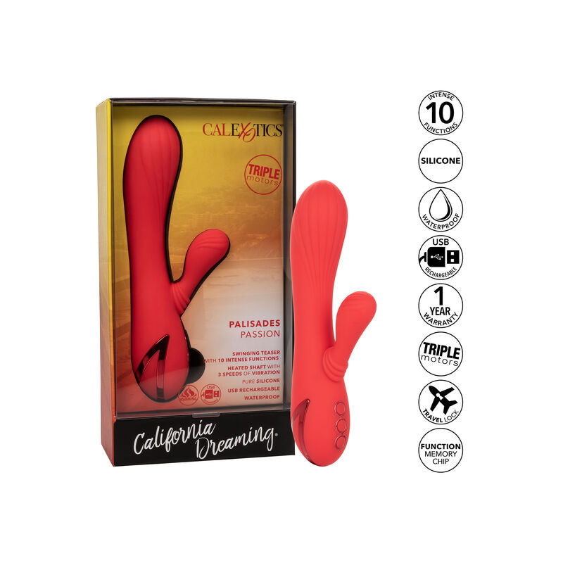 Vibrador Palisades Pasión Roja Calentable