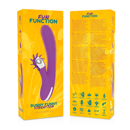 FUN FUNCTION Vibrador Clitoriano Bunny Funny Vibration 2.0 em silicone macio e design ergonómico
