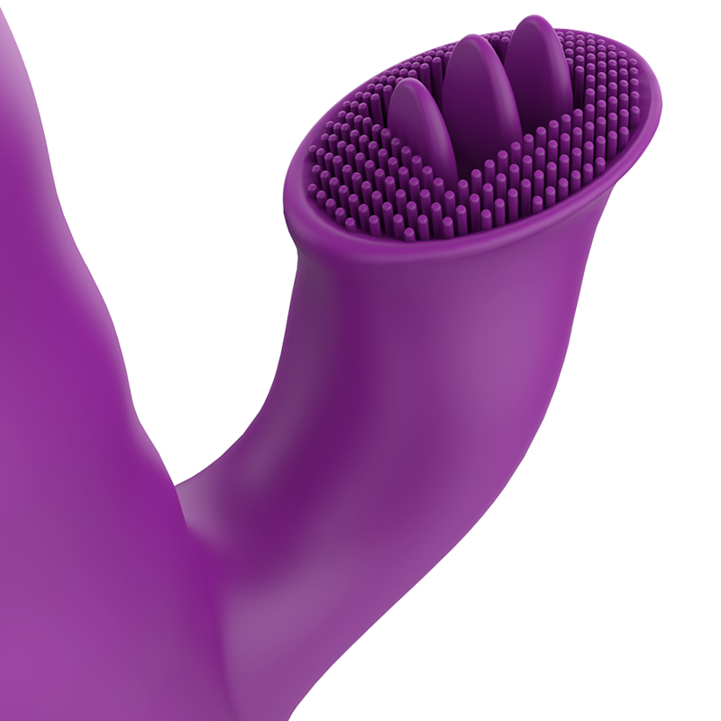Vibrador FUN FUNCTION Zenda Thruster com rotação, movimento 'up & down' e estimulador clitoriano.
