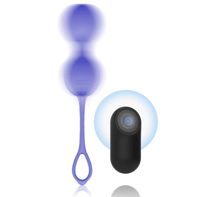 MR BOSS Bolas Vaginais Vibratórias Dumas Perline com Controlo Remoto em silicone super macio