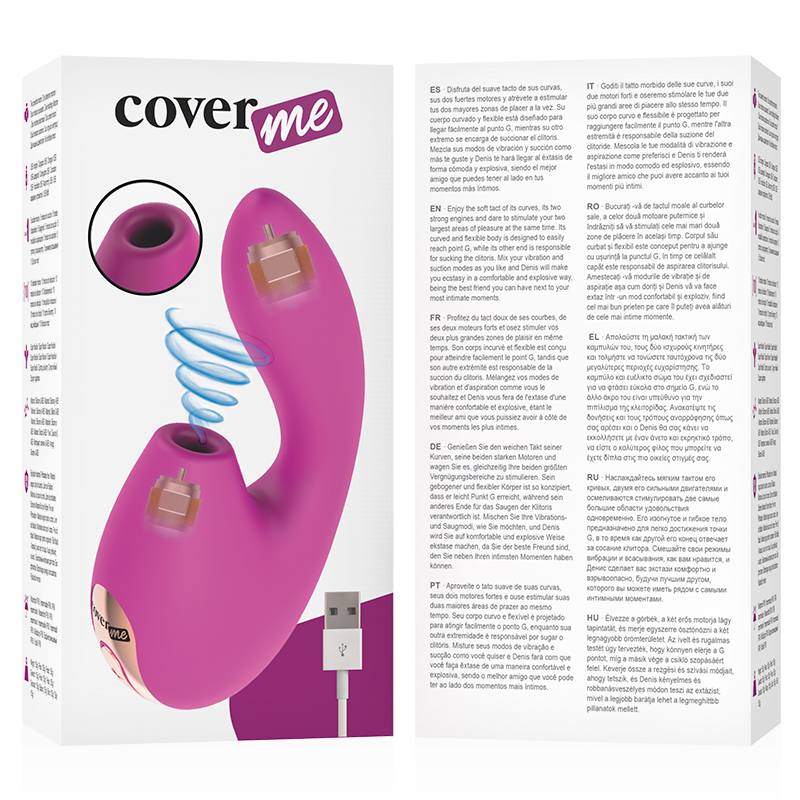 Vibrador de Succión de Clítoris y Punto G Potente