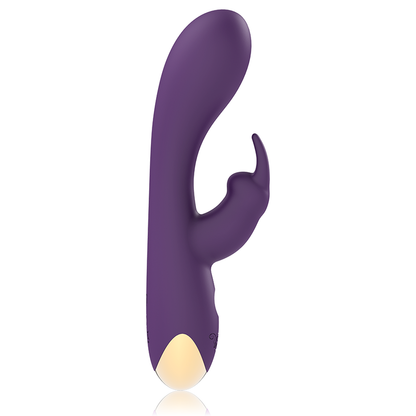 Vibrador rabbit Treasure Laurence com tecnologia Watchme e estimulação dupla.